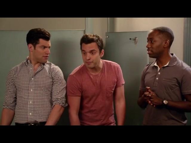 New Girl: Nick & Jess 2x23 #1 (Nick is jealous and wants to know who is Teddy)