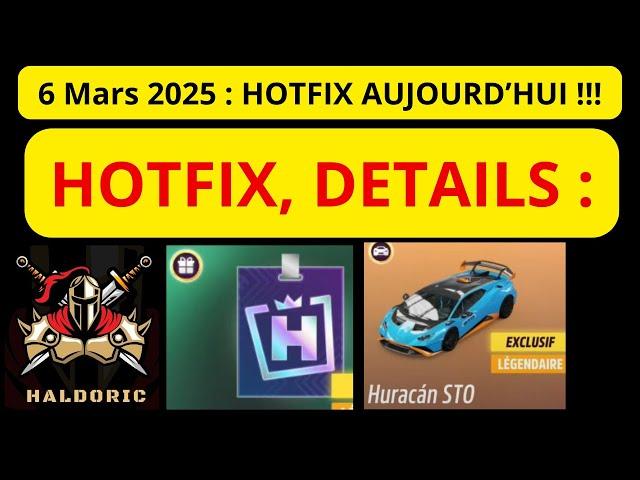  HOTFIX SAISON 44 AUJOURD'HUI 6 MARS 2025  TOUS LES DETAILS & COMPENSATIONS. #FH5 #forzahorizon5