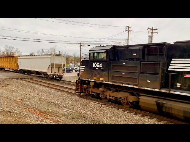 Manned Pusher Loco Breaks Down After Pushing Train,  Army Tanks On Train As 2 Trains Pass On Hill