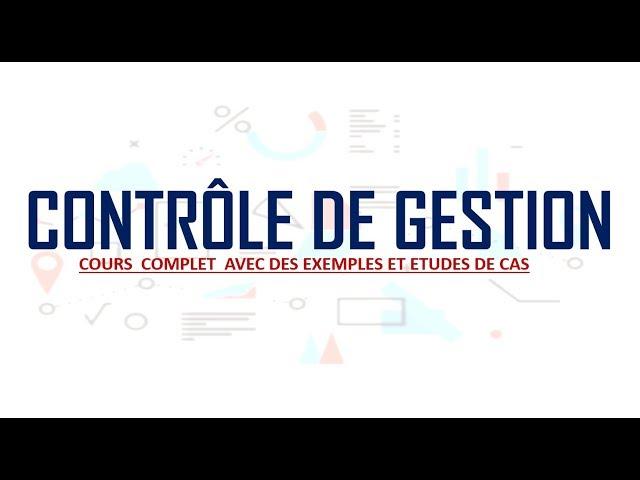 Contrôle de gestion  Cours complet