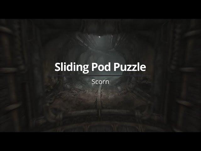 Scorn Chapter 1 Sliding Pod Puzzle