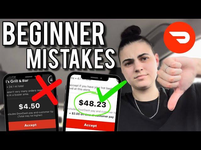 BEGINNER Doordash DRIVER MISTAKES 2024 (Doordash Tips/Tricks)