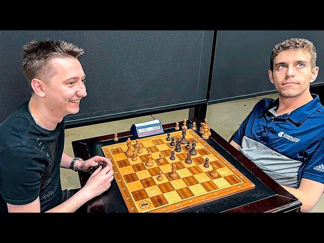 GM Oleksandr Bortnyk vs GM Daniel Naroditsky! OTB BLITZ!