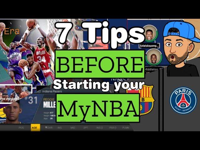 7 Tips Before Starting Your MyNBA