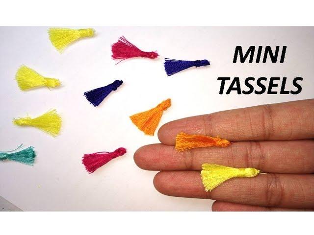 How to make mini tassels // DIY tassels at home // How to make mini tassels at home very easy