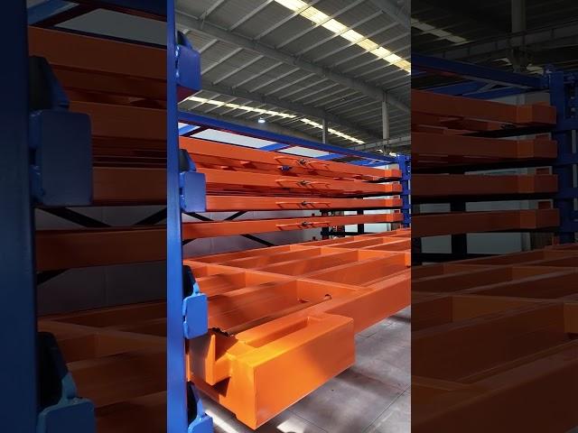 Roll out sheet metal rack #sheetmetal #automobile #wireshelving