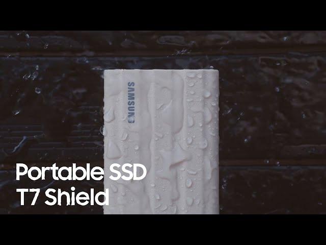 Samsung PSSD T7 Shield – Water Resistant