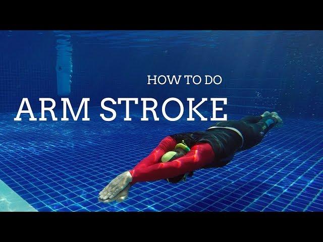 Learn the PERFECT Arm Stroke for Beginner Freedivers | Freediving Pool Training