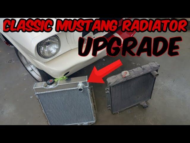 The Best Classic Mustang Cooling Upgrade? AlloyWorks 4 Core Aluminum Radiator #ford