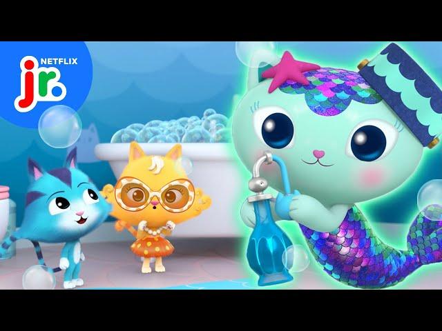 Grandma CatRat's Spa Day  Gabby's Dollhouse | Netflix Jr