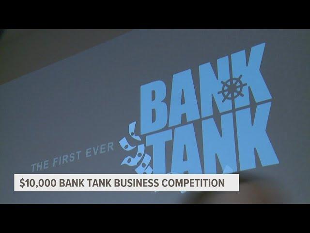 QC entrepreneurs make their pitch for a $10,000 prize at Bank Tank