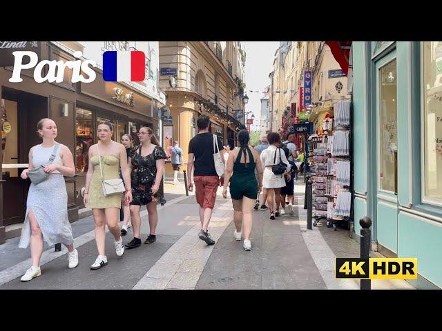 20 July 2024 France  Paris  best place to visit 4K HDR walking tour many places attractions walk.