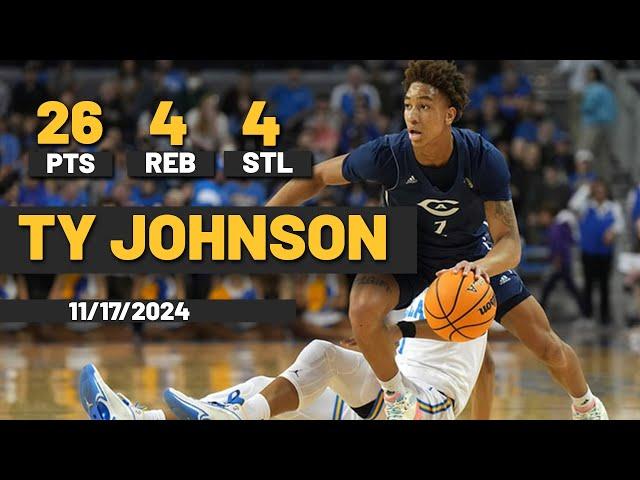 TY Johnson UC Davis Aggies 26 PTS 4 REB 4 STL vs Stanford Cardinal