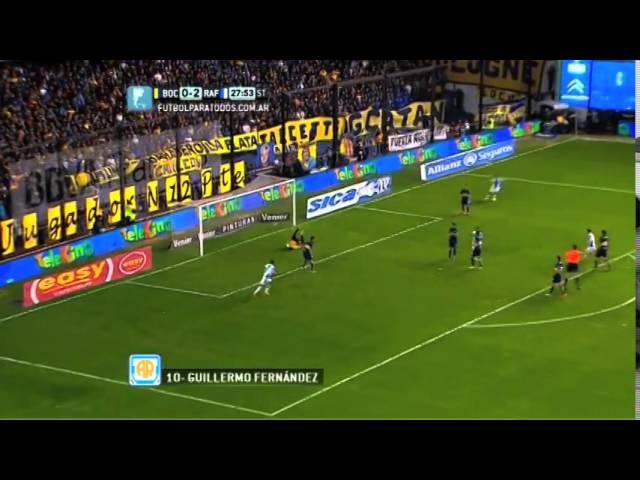 Gol de Guillermo Pol Fernández Boca 0-3 Atlético Rafaela