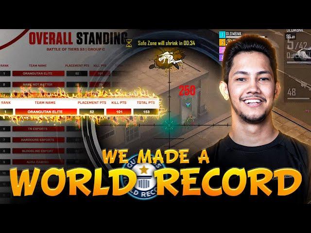 UNBELIEVABLE WORLD RECORD IN FREE FIRE ESPORTS !! - Pahadi Gamer ft. OG Elite