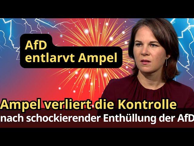 Ampel rastet aus!  AfD enthüllt schockierende Wahrheit live im TV!