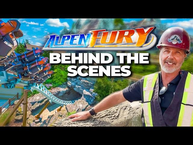 Canada's Wonderland AlpenFury Behind the Scenes - Building a Roller Coaster