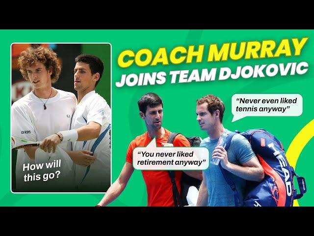 Andy Murray is going to be Novak Djokovic's COACH at the 2025 Australian Open!