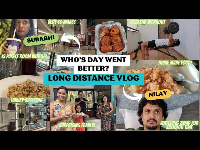 SURABHI vs NILAY | Long Distance Vlog | #goodgenevlogs #couplevlog