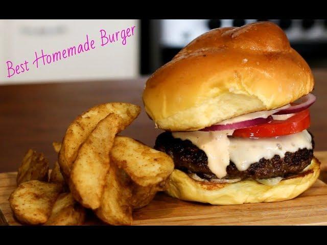 Homemade Burger Recipe by International Cuisines