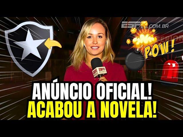  MARTELO BATIDO! NOVO TREINADOR DO BOTAFOGO! DIRETORIA ANUNCIOU! ULTIMAS NOTÍCIAS DO BOTAFOGO