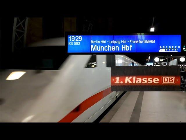 ICE993 Hamburg nach Berlin 1. Klasse und Komfort-Checkin | HD | Bahn | JJtravel