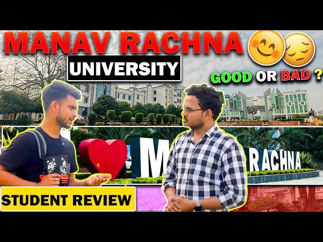 Manav Rachna University Student Review | MRU Faridabad Campus Tour | Placement | Vlog | Btech Fees