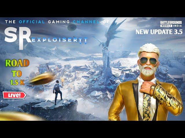 Full Rush Gameplay Icemire frontier mode New Update 3.5    #srxploiserlive #bgmi #live #pubgmobile