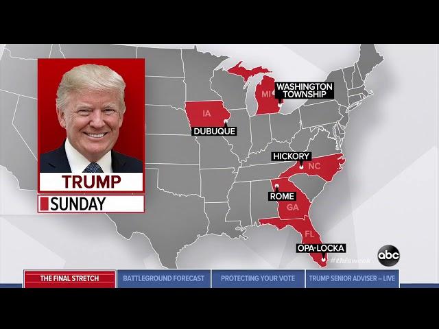 ABC News: Trump In An “All-Out Sprint To Election Day,” “A Marvel,” “Doing Everything” He Can To Win