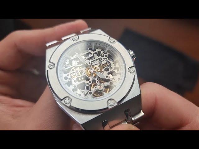 Watch Review ⌚ ARKAI Mamut Skeleton Automatic Watch (Trendhim) Royal Oak Hommage