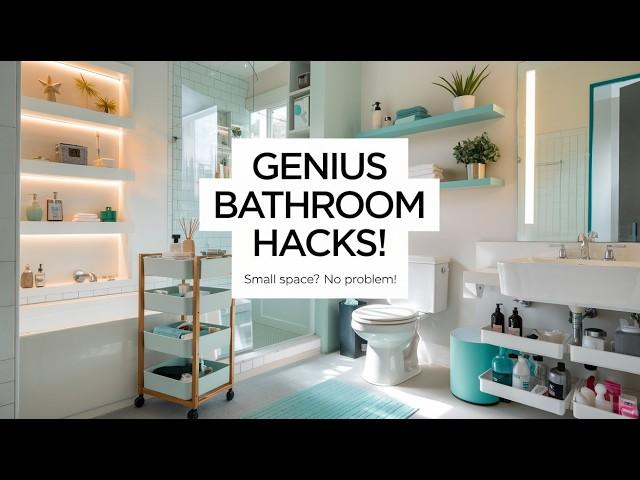 6 Bathroom Storage Solutions You Need to Try for Small Spaces