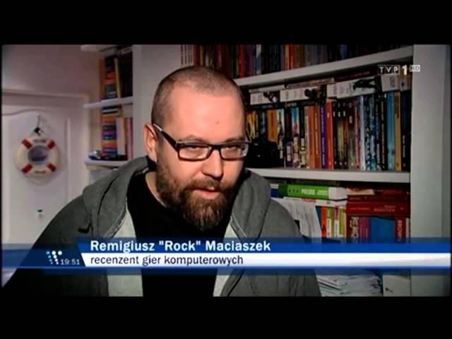 Remigiusz (Rock) Maciaszek w Wiadomościach (TVP1)