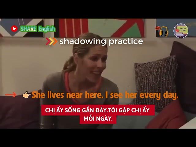 Shadowing practice  -  | English Conversation 2 | SHARE ENGLISH