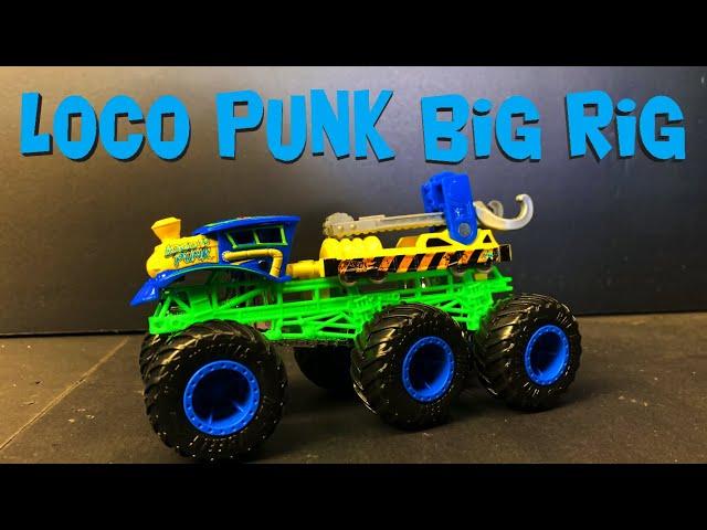 Loco Punk Big Rig - Hot Wheels Monster Trucks!
