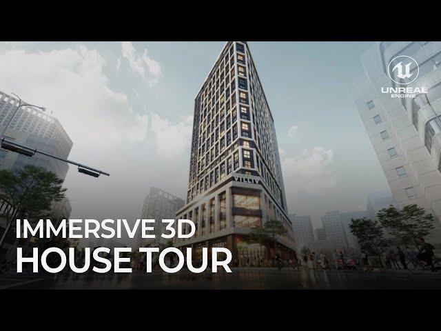 A new house tour that's different from the past - Interactive Architectural 3D visualization