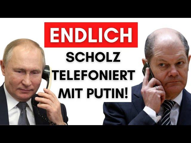 Telefonat zwischen Scholz & Putin – Der Grund ist brisant!