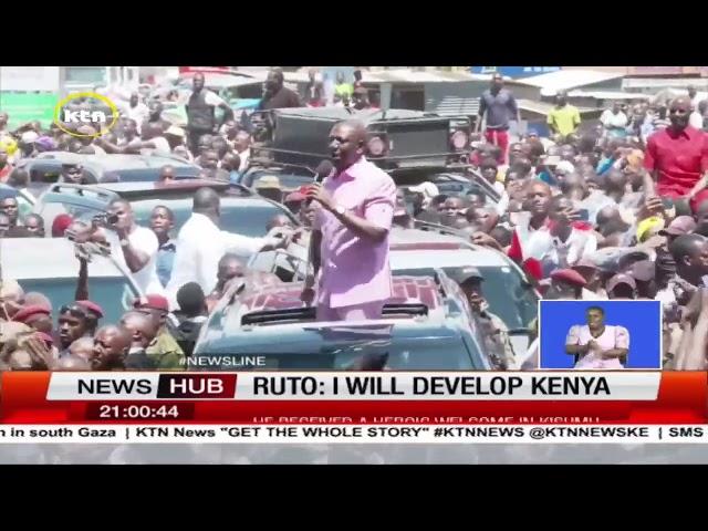 President Ruto receives heroic welcome in Kisumu