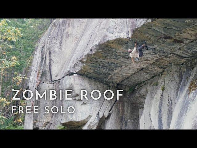 Zombie Roof (5.13a/12d) Free Solo Uncut | Gus Ryan | Squamish Climbing