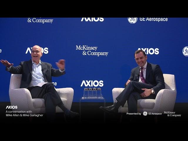 Future of Defense: Palantir’s Mike Gallagher & Axios’ Mike Allen