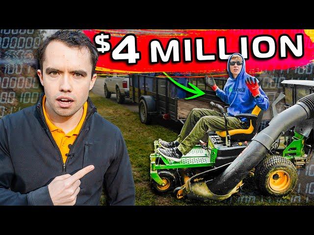 17 Year Old Running a $4M Lawn Care Company WITH NO EMPLOYEES!?