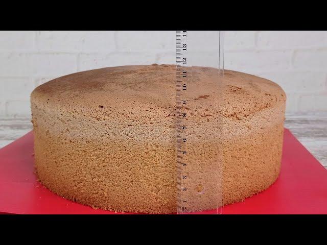 A MIRACLE SPONGE CAKE Without Baking powder. Without separating the eggs! it always succeeds !