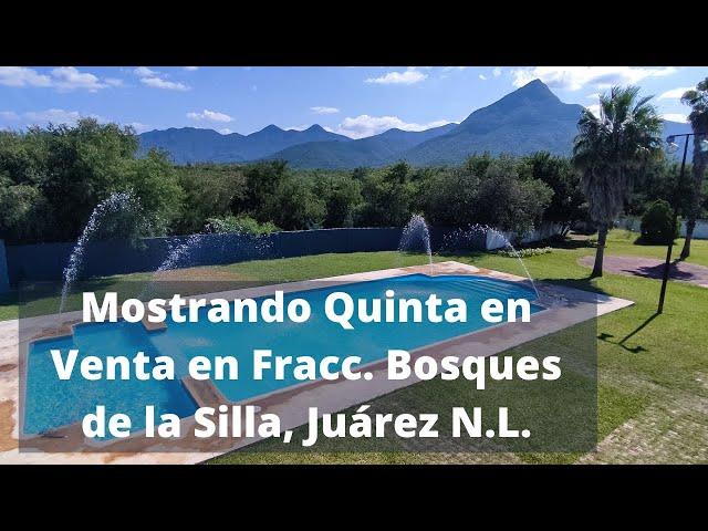 Mostrando Quinta en venta en Fraccionamiento Bosques de la Silla Juárez N.L.