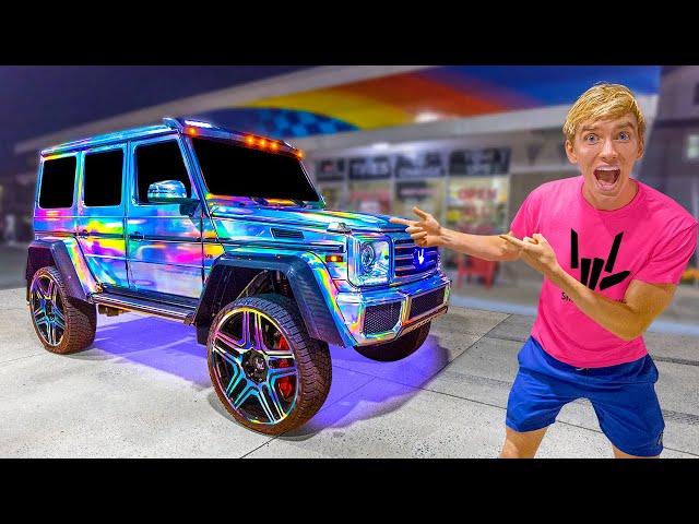 WOLRDS FIRST COLOR CHANGING CAR!! (Spy Wagon Wrap Revealed)