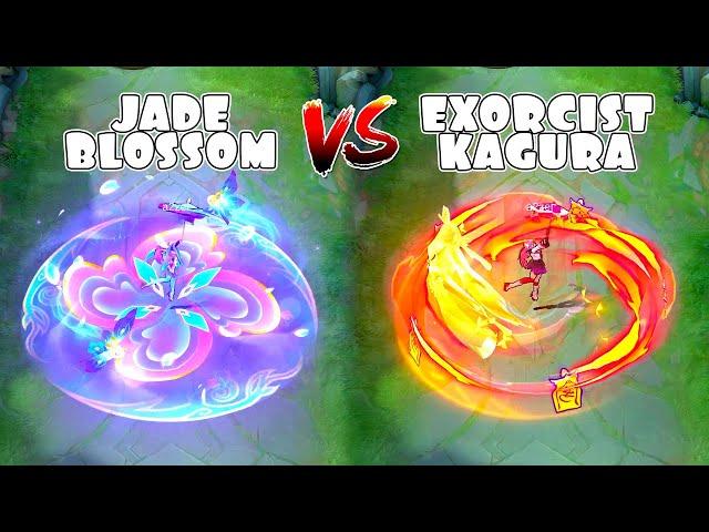 Kagura Jade Blossom VS Exorcist Skin Comparison