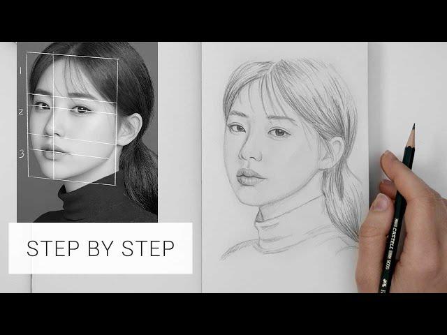 Loomis Method too complicated? Use Guidelines - Drawing Tutorial