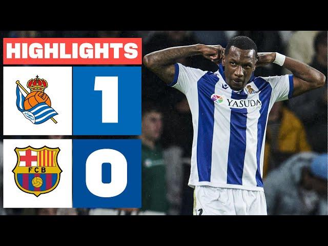 REAL SOCIEDAD 1 - 0 FC BARCELONA I HIGHLIGHTS LALIGA EA SPORTS