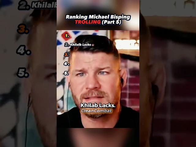 Ranking Michael Bisping TROLL Moments  ( PART 5 )  #shorts