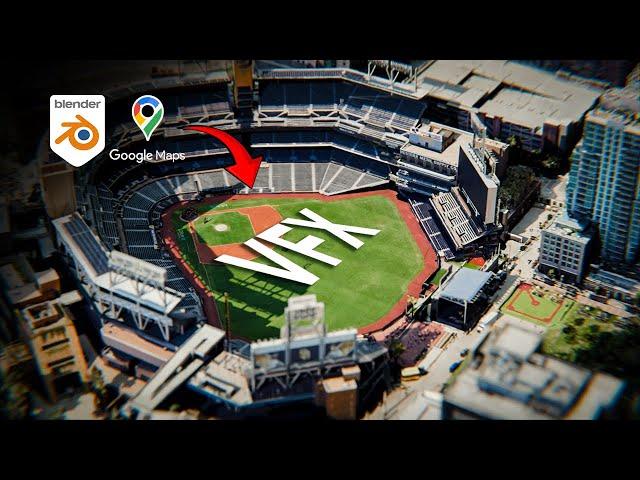How to Create Realistic scenes  Using GoogleMaps inside Blender | Blender environment tutorial