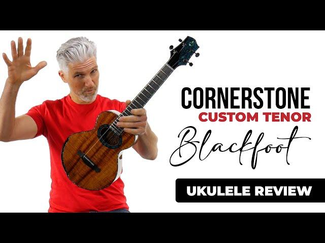 INCREDIBLE AND UNIQUE! Cornerstone Custom Uke Like The Pros Tenor Ukulele! | Ukulele Review