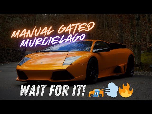 Filming an Iconic Lamborghini Murciélago | Manual Gated V12 Perfection | INSANE EXHAUST SOUNDS